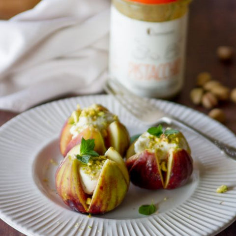 Immagine della ricetta Fichi con ricotta e pistacchio