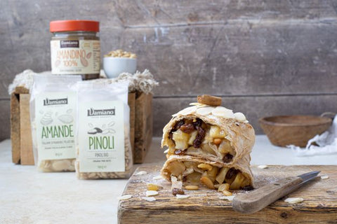 Immagine della ricetta Strudel di pasta fillo con crema di mandore tostate 100%