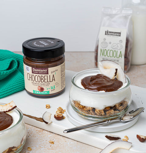 Crema leggera al cocco con Chocobella Protein