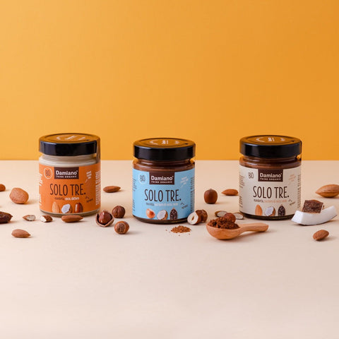Solo Tre: Mandorla, Zucchero di cocco, Cacao