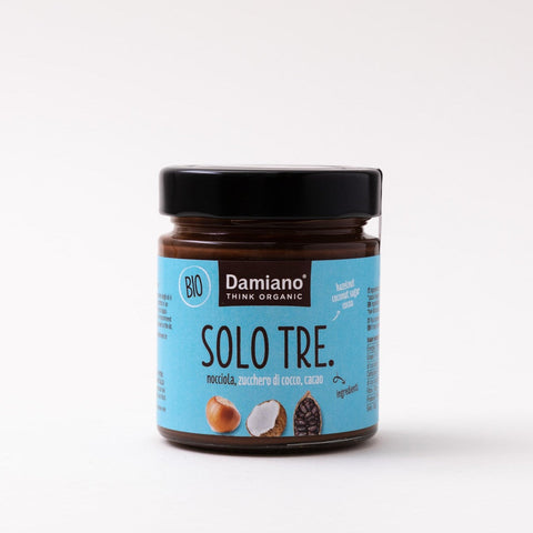 Solo Tre: Nocciola, Zucchero di cocco, Cacao