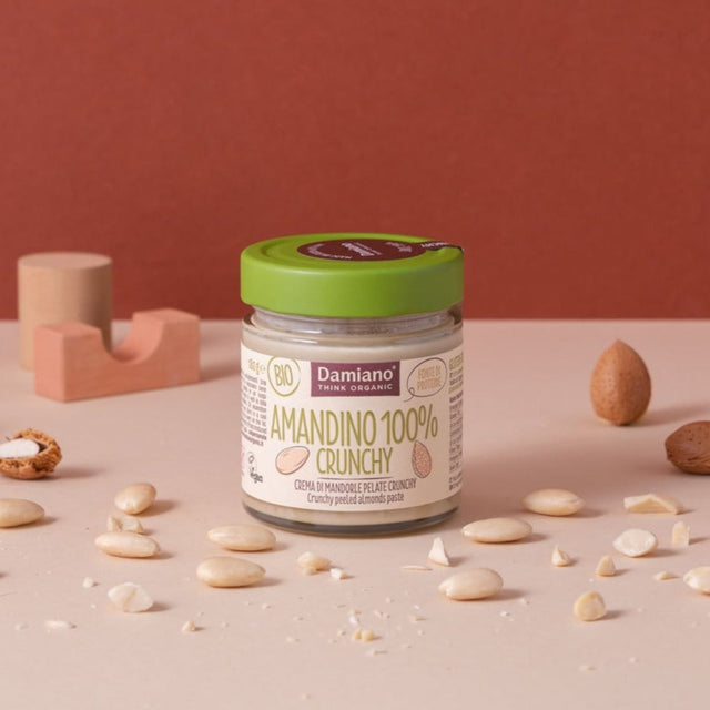 Immagine rappresentativa del prodotto Crema di Mandorle Pelate Crunchy - Amandino 100%