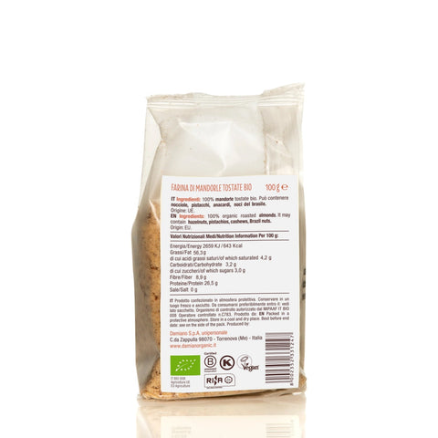 Poudre d'amandes grillées