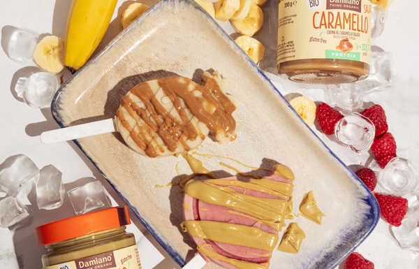 Prova le creme proteiche in quattro gusti: Chocobella, Pistacchio, Caramello salato e Caffè