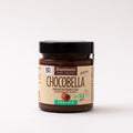 Crema alle nocciole e cacao fronte etichetta. crema bio e gluten free con 24g di proteine