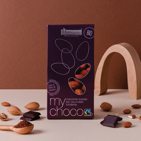 Immagine rappresentativa del prodotto Mandorle al Cioccolato Fondente - MyChoco